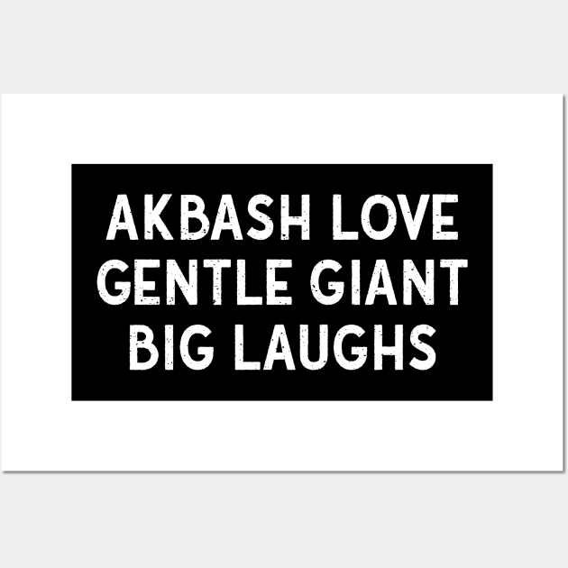 Akbash Love Gentle Giant, Big Laughs Wall Art by trendynoize